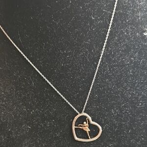 Elegant Silver Heart Pendant Necklace
